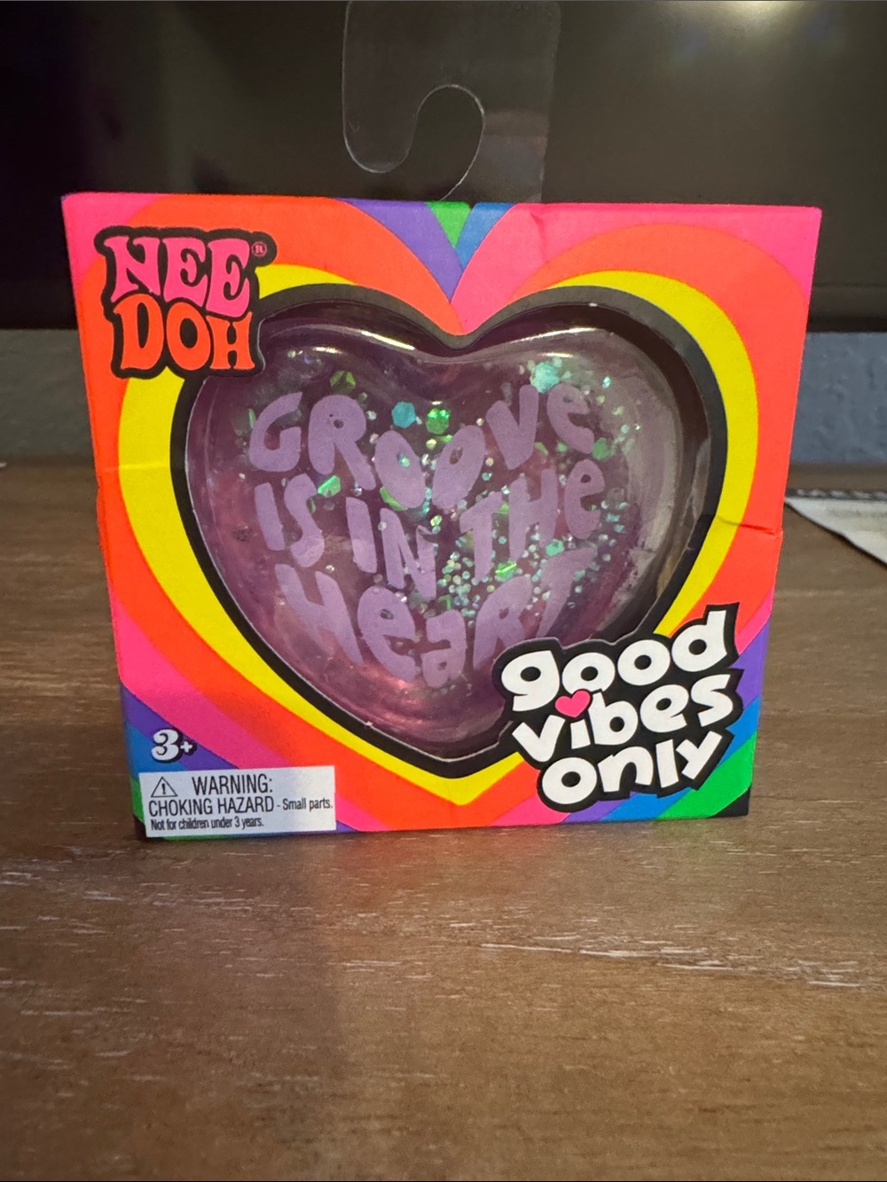 Needoh Good Vibes Only Heart  - Purple
